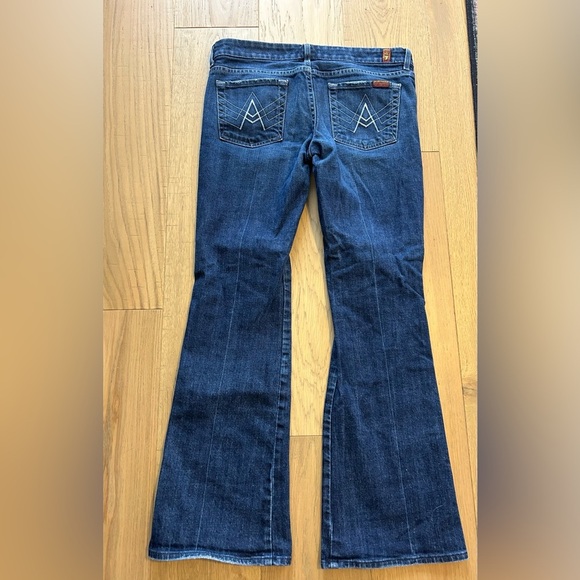 7 For All Mankind “A Pocket” Flare Jeans - Picture 6 of 9